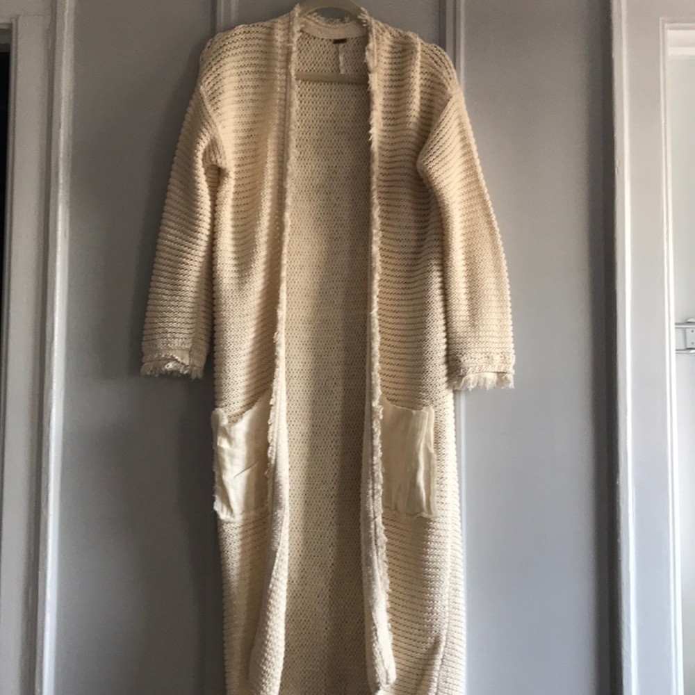 Free people long cardigan